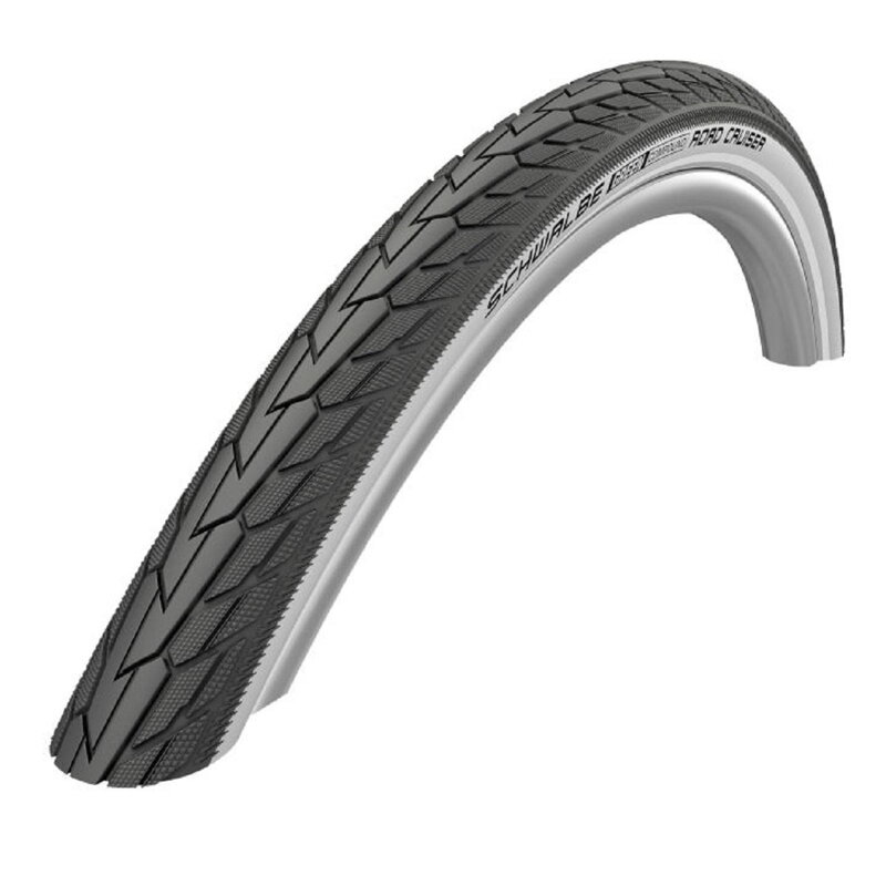 SCHWALBE Plášť ROAD CRUISER (37-584) 27.5x1.40 650x35B Active 50EPI K-Guard 580g Biely bok Green