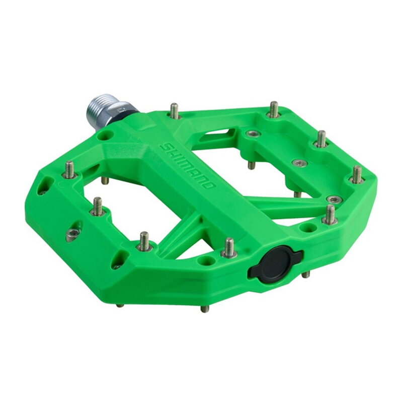 SHIMANO PD-GR400 Pedálok MTB Flat zöld SHIMANO PD-GR400 Pedálok MTB Flat zöld